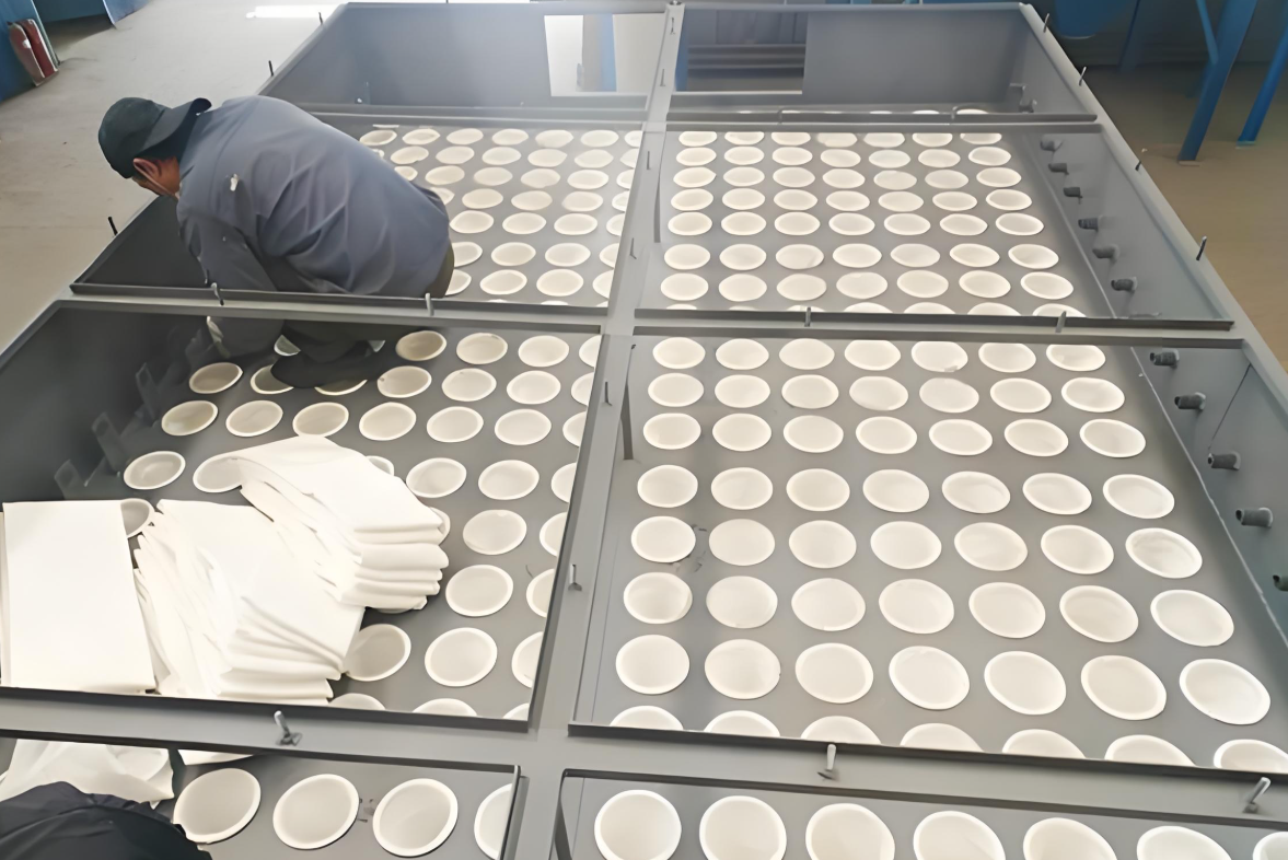 北京布袋除塵器濾袋安裝現(xiàn)場(chǎng)