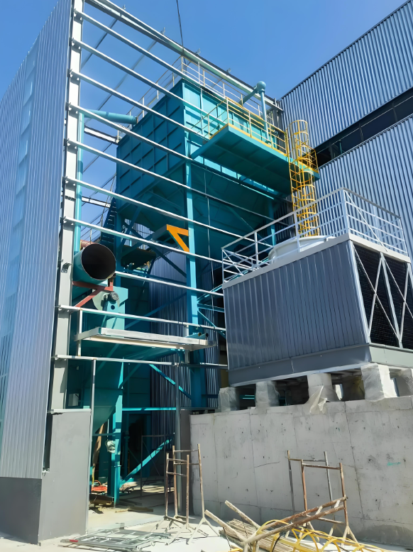 北京工廠布袋除塵器安裝施工現場